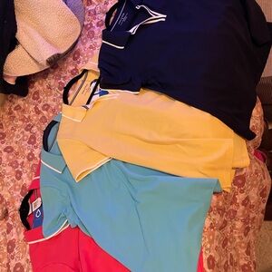 Nautica Women's Polo Tops - Yellow, Blue, Pink, Navy Blue.